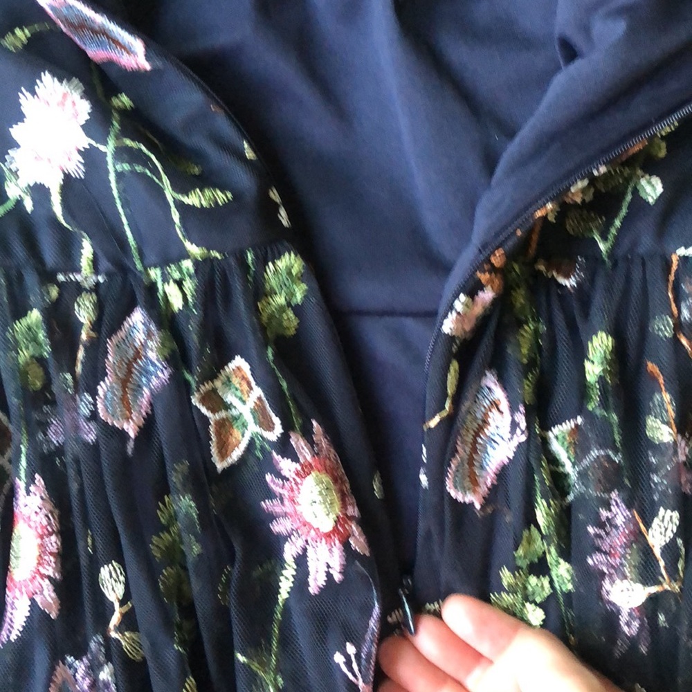 Morgan & Co floral gown size 1 - Picture 9 of 15